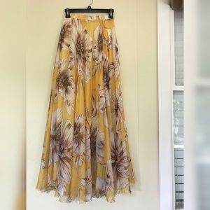Target Floral Maxi Skirt